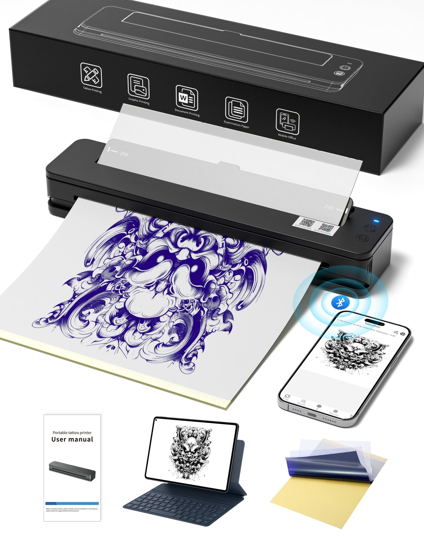 Mini Type Tattoo Transfer Machine
