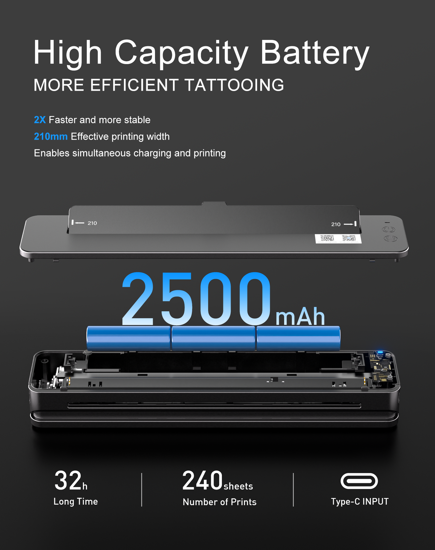 Mini Type Tattoo Transfer Machine