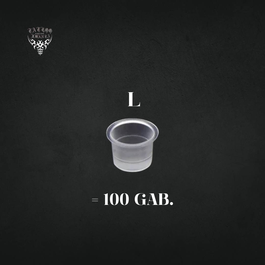 Tetovējumu tintes trauciņi 100 gab
