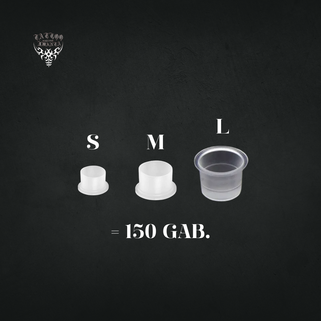 Tattoo ink cup 150 pieces