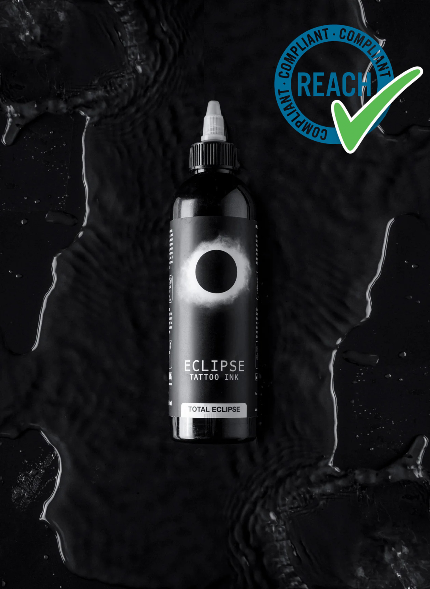 Eclipse Black Tattoo Ink 150 ml – melnā tetovēšanas tinte
