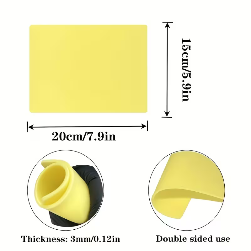Double-Sided Soft Silicone mākslīgā āda 20×15 cm Tattoo Imanta